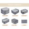 imageVercord 7 Set Travel Packing Organizers Cubes Luggage Suitcase Organizer Bags Clothes Underwear Cube Shoe Pouch Pack Pink LeopardGrey