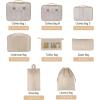 imageVercord 8 Set Travel Packing Pods Luggage Organizers Cubes with Laundry Bags AccessoriesBeige8set