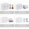 imageVercord 8 Set Travel Packing Pods Luggage Organizers Cubes with Laundry Bags AccessoriesCactus8set