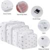 imageVercord 8 Set Travel Packing Pods Luggage Organizers Cubes with Laundry Bags AccessoriesCactus8set