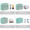 imageVercord 8 Set Travel Packing Pods Luggage Organizers Cubes with Laundry Bags AccessoriesSkyblue8set