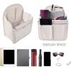 imageVercord Backpack Organizer Insert Liner Hanging Travel Bag in Bag with Many PocketsBeige