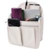 imageVercord Backpack Organizer Insert Liner Hanging Travel Bag in Bag with Many PocketsBeige