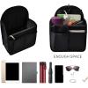 imageVercord Backpack Organizer Insert Liner Hanging Travel Bag in Bag with Many PocketsBlack