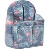 imageVercord Backpack Organizer Insert Liner Hanging Travel Bag in Bag with Many PocketsBlue Flamingo