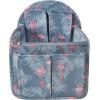 imageVercord Backpack Organizer Insert Liner Hanging Travel Bag in Bag with Many PocketsBlue Flamingo