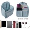 imageVercord Backpack Organizer Insert Liner Hanging Travel Bag in Bag with Many PocketsLight Blue