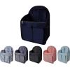 imageVercord Backpack Organizer Insert Liner Hanging Travel Bag in Bag with Many PocketsNavy Blue