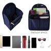 imageVercord Backpack Organizer Insert Liner Hanging Travel Bag in Bag with Many PocketsNavy Blue