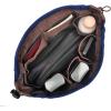 imageVercord Canvas Handbag Organizers Sturdy Purse Insert Organizer Bag in Bag 10 Pockets Beige SmallNavy Blue
