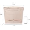 imageVercord Extra Tall Felt Bag Organizer Vertical Height Design for Deep Tote and Backpack Bags Cream BeigeCream Beige