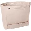 imageVercord Extra Tall Felt Bag Organizer Vertical Height Design for Deep Tote and Backpack Bags Cream BeigeCream Beige