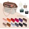 imageVercord Felt Organizer Insert For Purse Handbag Tote Bag In Bag Inside Shaper Divider Neo Beige Slender MediumA Beige