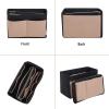 imageVercord Felt Organizer Insert For Purse Handbag Tote Bag In Bag Inside Shaper Divider Neo Beige Slender MediumA Black  Beige