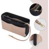 imageVercord Felt Organizer Insert For Purse Handbag Tote Bag In Bag Inside Shaper Divider Neo Beige Slender MediumA Black  Beige