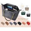 imageVercord Felt Organizer Insert For Purse Handbag Tote Bag In Bag Inside Shaper Divider Neo Beige Slender MediumA Black