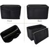 imageVercord Felt Organizer Insert For Purse Handbag Tote Bag In Bag Inside Shaper Divider Neo Beige Slender MediumA Black