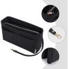 imageVercord Felt Organizer Insert For Purse Handbag Tote Bag In Bag Inside Shaper Divider Neo Beige Slender MediumA Black