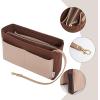 imageVercord Felt Organizer Insert For Purse Handbag Tote Bag In Bag Inside Shaper Divider Neo Beige Slender MediumA Coffee  Beige