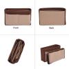 imageVercord Felt Organizer Insert For Purse Handbag Tote Bag In Bag Inside Shaper Divider Neo Beige Slender MediumA Coffee  Beige