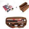imageVercord Felt Organizer Insert For Purse Handbag Tote Bag In Bag Inside Shaper Divider Neo Beige Slender MediumA Coffee