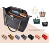imageVercord Felt Organizer Insert For Purse Handbag Tote Bag In Bag Inside Shaper Divider Neo Beige Slender MediumA Coffee