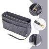 imageVercord Felt Organizer Insert For Purse Handbag Tote Bag In Bag Inside Shaper Divider Neo Beige Slender MediumA Dark Grey