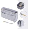 imageVercord Felt Organizer Insert For Purse Handbag Tote Bag In Bag Inside Shaper Divider Neo Beige Slender MediumA Grey