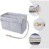 imageVercord Felt Organizer Insert For Purse Handbag Tote Bag In Bag Inside Shaper Divider Neo Beige Slender MediumA Grey