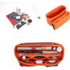 imageVercord Felt Organizer Insert For Purse Handbag Tote Bag In Bag Inside Shaper Divider Neo Beige Slender MediumA Orange