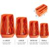 imageVercord Felt Organizer Insert For Purse Handbag Tote Bag In Bag Inside Shaper Divider Neo Beige Slender MediumA Orange