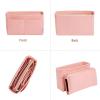 imageVercord Felt Organizer Insert For Purse Handbag Tote Bag In Bag Inside Shaper Divider Neo Beige Slender MediumA Pink