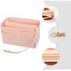 imageVercord Felt Organizer Insert For Purse Handbag Tote Bag In Bag Inside Shaper Divider Neo Beige Slender MediumA Pink