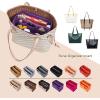 imageVercord Felt Organizer Insert For Purse Handbag Tote Bag In Bag Inside Shaper Divider Neo Beige Slender MediumA Purple