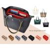 imageVercord Felt Organizer Insert For Purse Handbag Tote Bag In Bag Inside Shaper Divider Neo Beige Slender MediumA Red