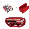 imageVercord Felt Organizer Insert For Purse Handbag Tote Bag In Bag Inside Shaper Divider Neo Beige Slender MediumA Red