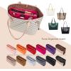 imageVercord Felt Organizer Insert For Purse Handbag Tote Bag In Bag Inside Shaper Divider Neo Beige Slender MediumA Rose