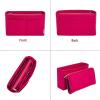 imageVercord Felt Organizer Insert For Purse Handbag Tote Bag In Bag Inside Shaper Divider Neo Beige Slender MediumA Rose
