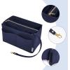 imageVercord Felt Organizer Insert For Purse Handbag Tote Bag In Bag Inside Shaper Divider Neo Beige Slender MediumDark blue