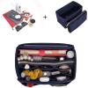 imageVercord Felt Organizer Insert For Purse Handbag Tote Bag In Bag Inside Shaper Divider Neo Beige Slender MediumDark blue