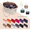 imageVercord Felt Organizer Insert For Purse Handbag Tote Bag In Bag Inside Shaper Divider Neo Beige Slender MediumDark blue