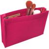 imageVercord Felt Purse Insert Organizer LV 26 19 Toiletry Pouch Insert with D Ring Attach Chain StrapRose