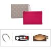 imageVercord Felt Purse Insert Organizer LV 26 19 Toiletry Pouch Insert with D Ring Attach Chain StrapRose
