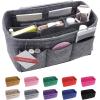 imageVercord Felt Purse Organizer Handbag Insert Liner Shaper Bag in Bags for Speedy Neverfull Tote Navy SmallGrey