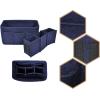 imageVercord Felt Purse Organizer Handbag Insert Liner Shaper Bag in Bags for Speedy Neverfull Tote Navy SmallNavy