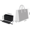 imageVercord Felt Purse Organizer Insert Onthego 35 Handbag Tote Bag Organizer Bag in Bag with Removable ZipperBlack