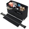 imageVercord Felt Purse Organizer Insert Onthego 35 Handbag Tote Bag Organizer Bag in Bag with Removable ZipperBlack