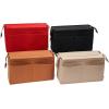imageVercord Felt Purse Organizer Insert Onthego 35 Handbag Tote Bag Organizer Bag in Bag with Removable ZipperBrown