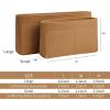 imageVercord Felt Purse Organizer Insert Pochette Handbag Insert Bag in Bag for Multi Pochette Accessories Add Zipper Pocket BrownBrown