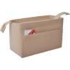 imageVercord Felt Zipper Handbag Tote Purse Duffel Backpack Organizer Insert Beige LargeBeige